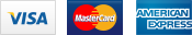 A red and yellow mastercard logo on a blue background.